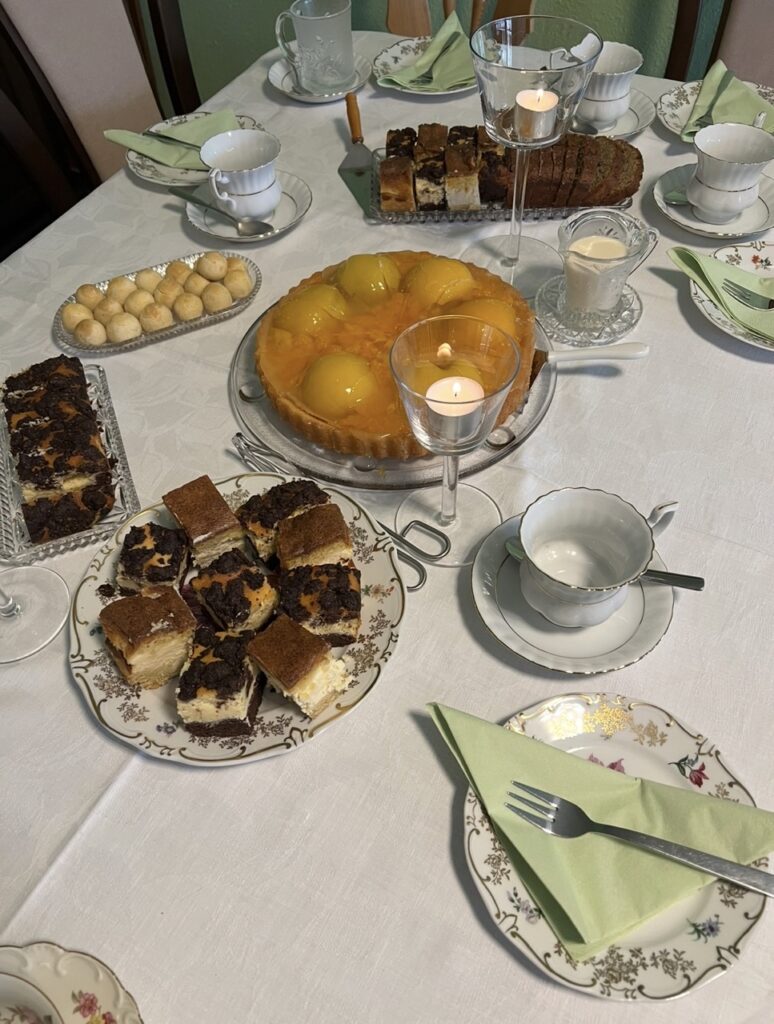 Alltagstraining mit Kaffee und Kuchen