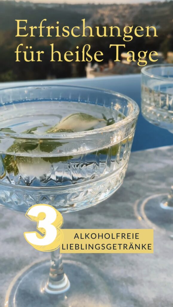 Erfischende Getränke die Lust zu trinken machen für Senioren